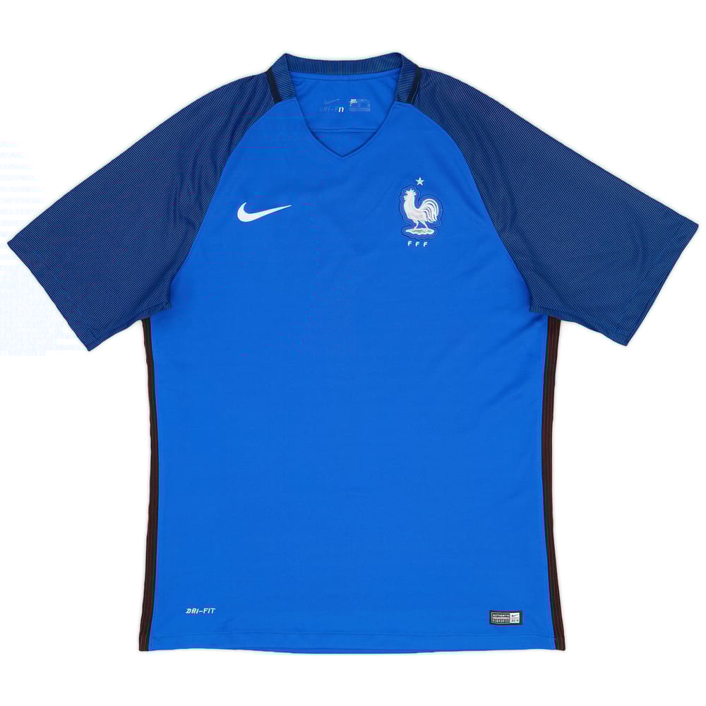 2016-17 France Home Shirt - 8/10 - (XL)