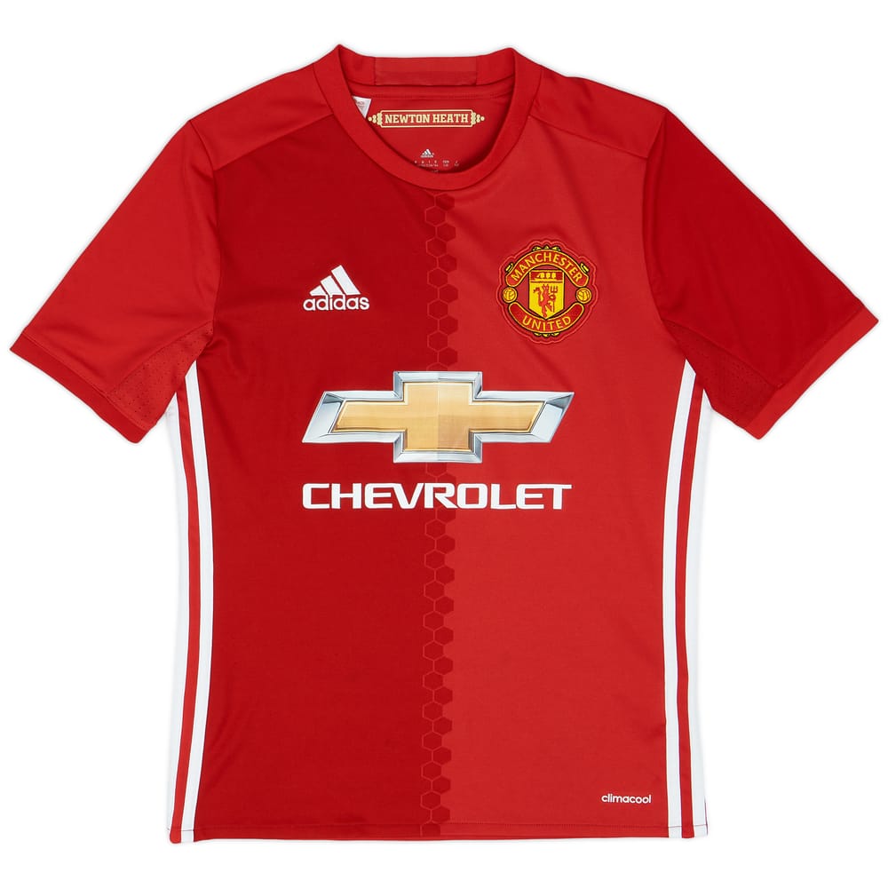 2016-17 Manchester United Home Shirt - 9/10 - (L.Boys)