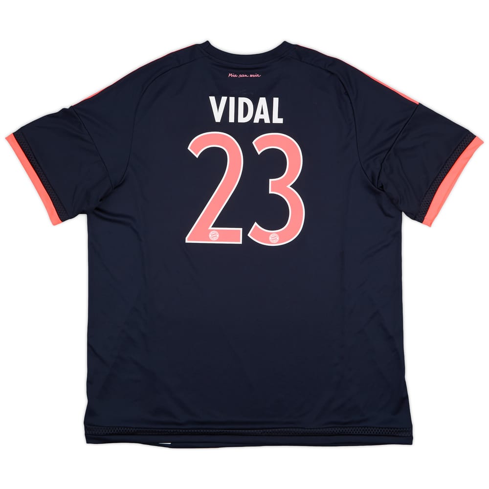 2015-16 Bayern Munich Third Shirt Vidal #23 - 8/10 - (XXL)