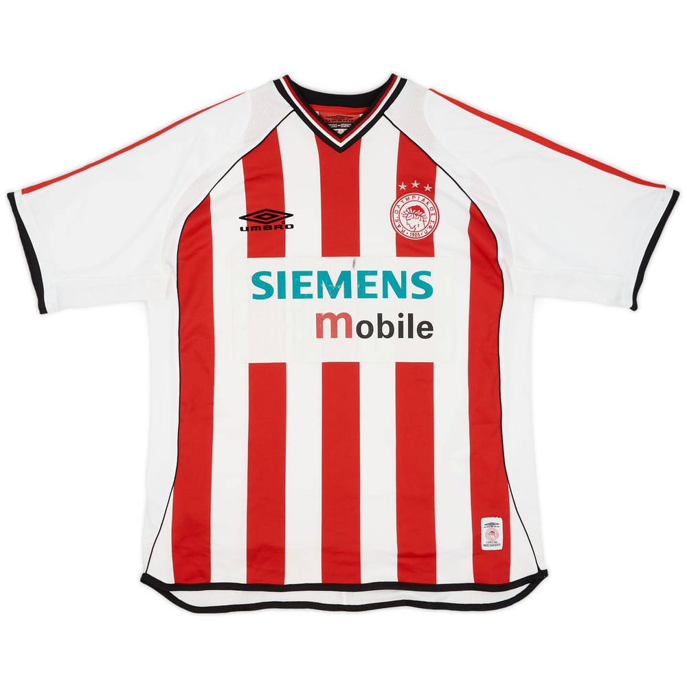2001-02 Olympiakos Home Shirt - 5/10 - (XL)