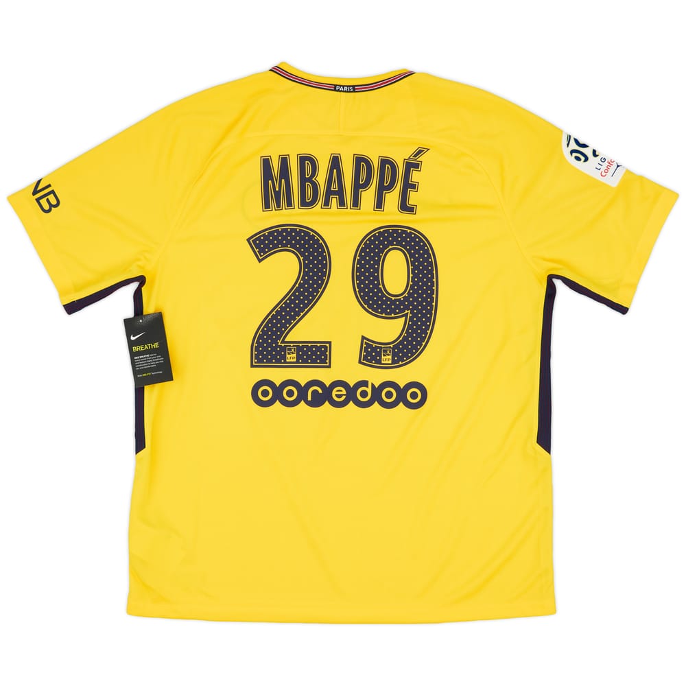 2017-18 Paris Saint-Germain Away Shirt Mbappe #29 (XL)