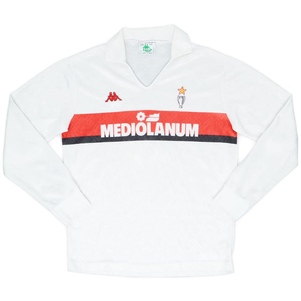 1988-89 AC Milan Away L/S Shirt - 6/10 - (M)