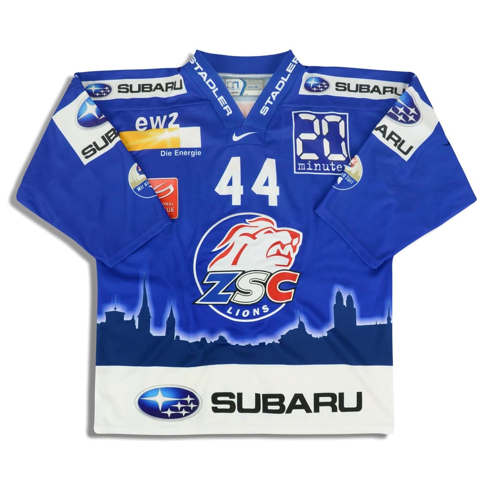 2011-12 ZSC Lions Ambühl #44 Ochsner Jersey (Home) M