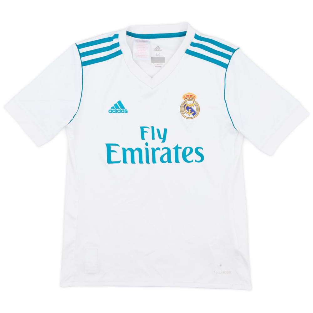2017-18 Real Madrid Home Shirt - 8/10 - (M.Boys)