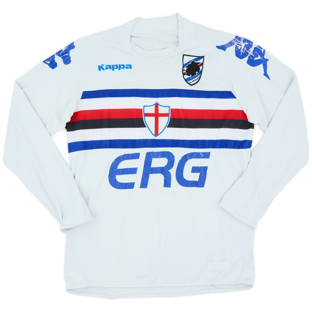 2007-08 Sampdoria Away L/S Shirt - 4/10 - (M)