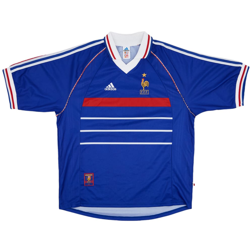 1998-00 France Home Shirt - 8/10 - (XL)