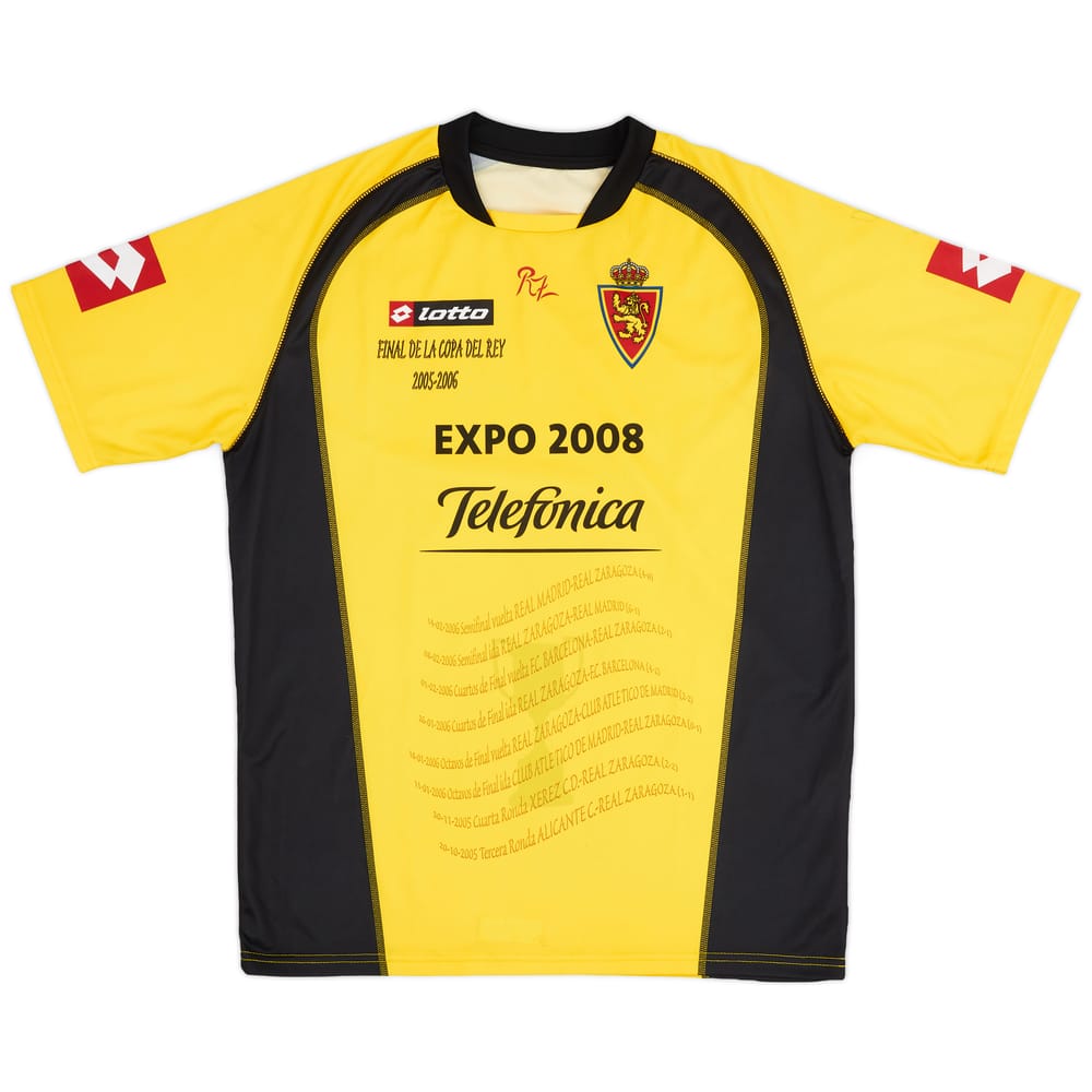 2005-06 Real Zaragoza 'Copa Del Rey Final 2005-06' Third Shirt - 8/10 - (L)