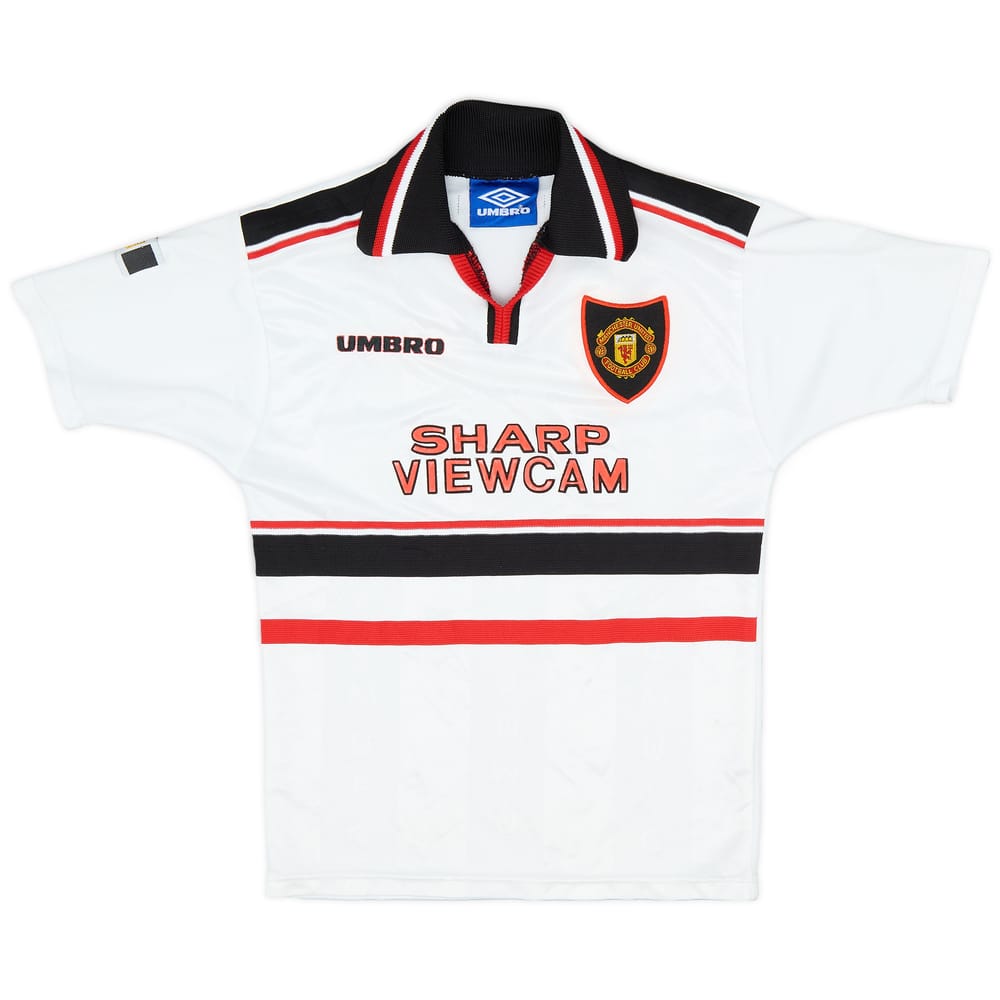 1997-99 Manchester United Away Shirt - 8/10 - (S.Boys)