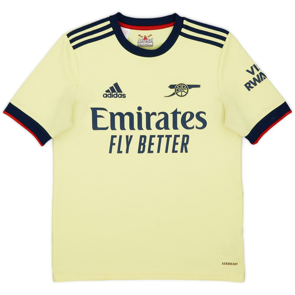 2021-22 Arsenal Away Shirt - 7/10 - (L.Boys)