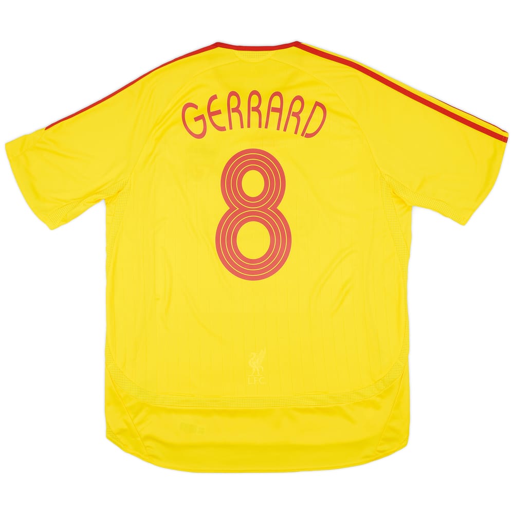 2006-07 Liverpool Away Shirt Gerrard #8 - 5/10 - (L)