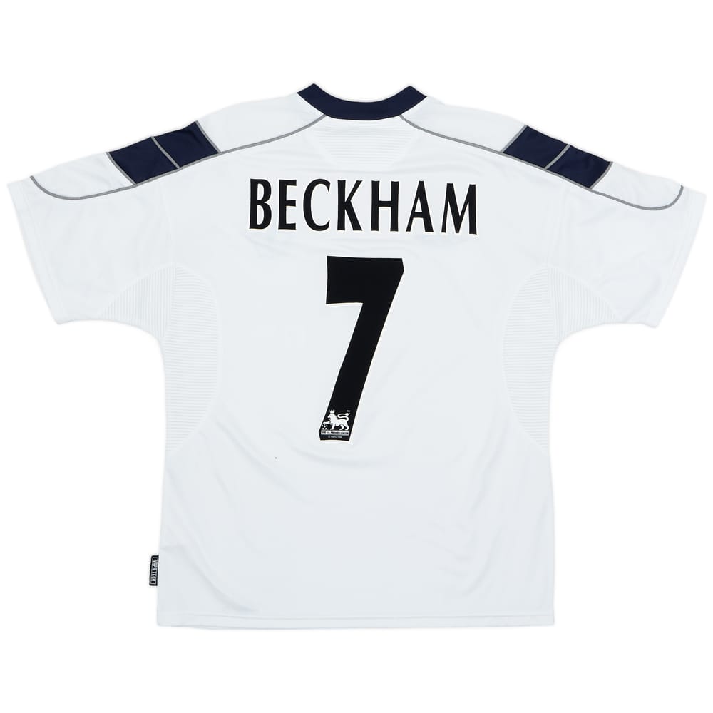 2000-01 Manchester United Away Shirt Beckham #7 - 7/10 - (M)
