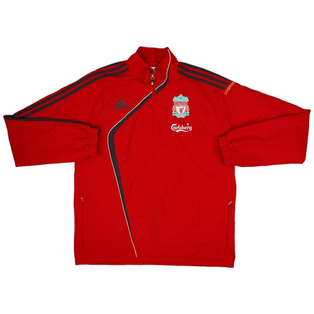 2009-10 Liverpool adidas Track Jacket - 8/10 - (L)