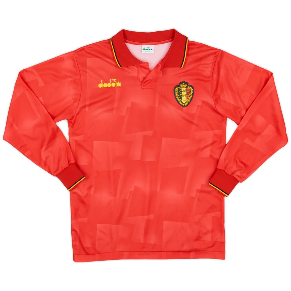 1992-94 Belgium Home L/S Shirt - 9/10 - (S)