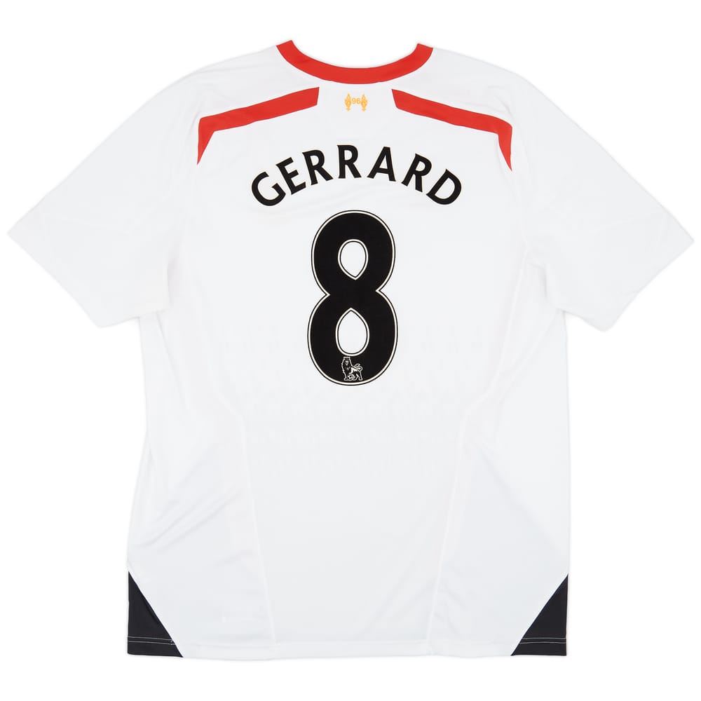 2013-14 Liverpool Away Shirt Gerrard #8 - 6/10 - (3XL)