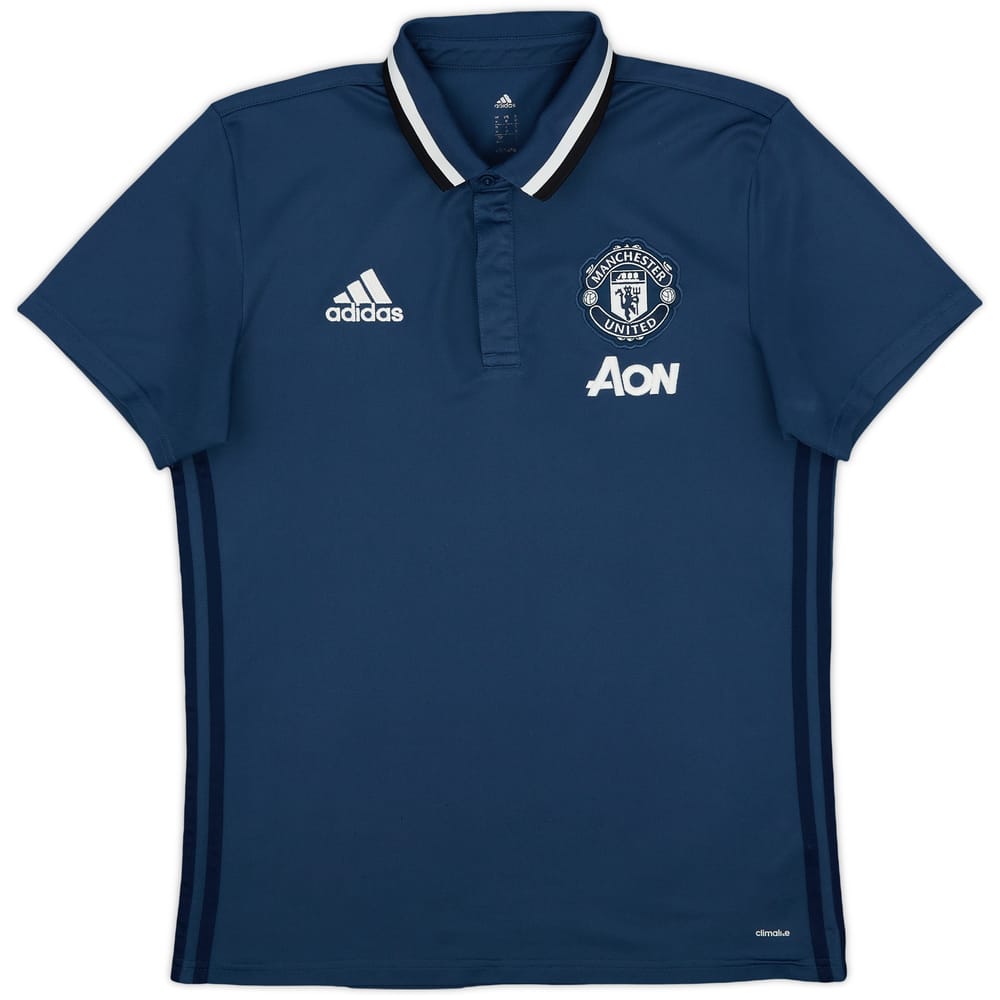 2016-17 Manchester United adidas Polo Shirt - 7/10 - (M)