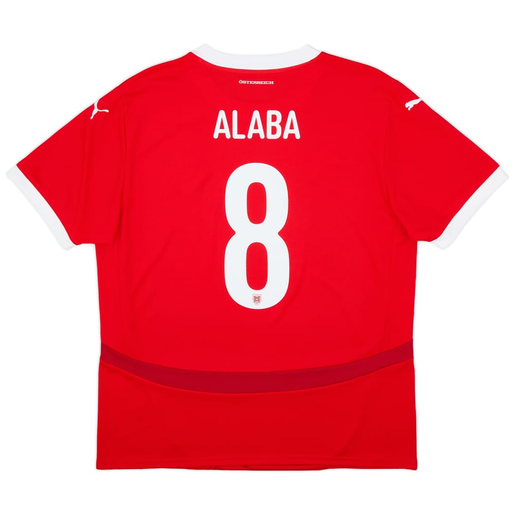 2024-25 Austria Home Shirt Alaba #8