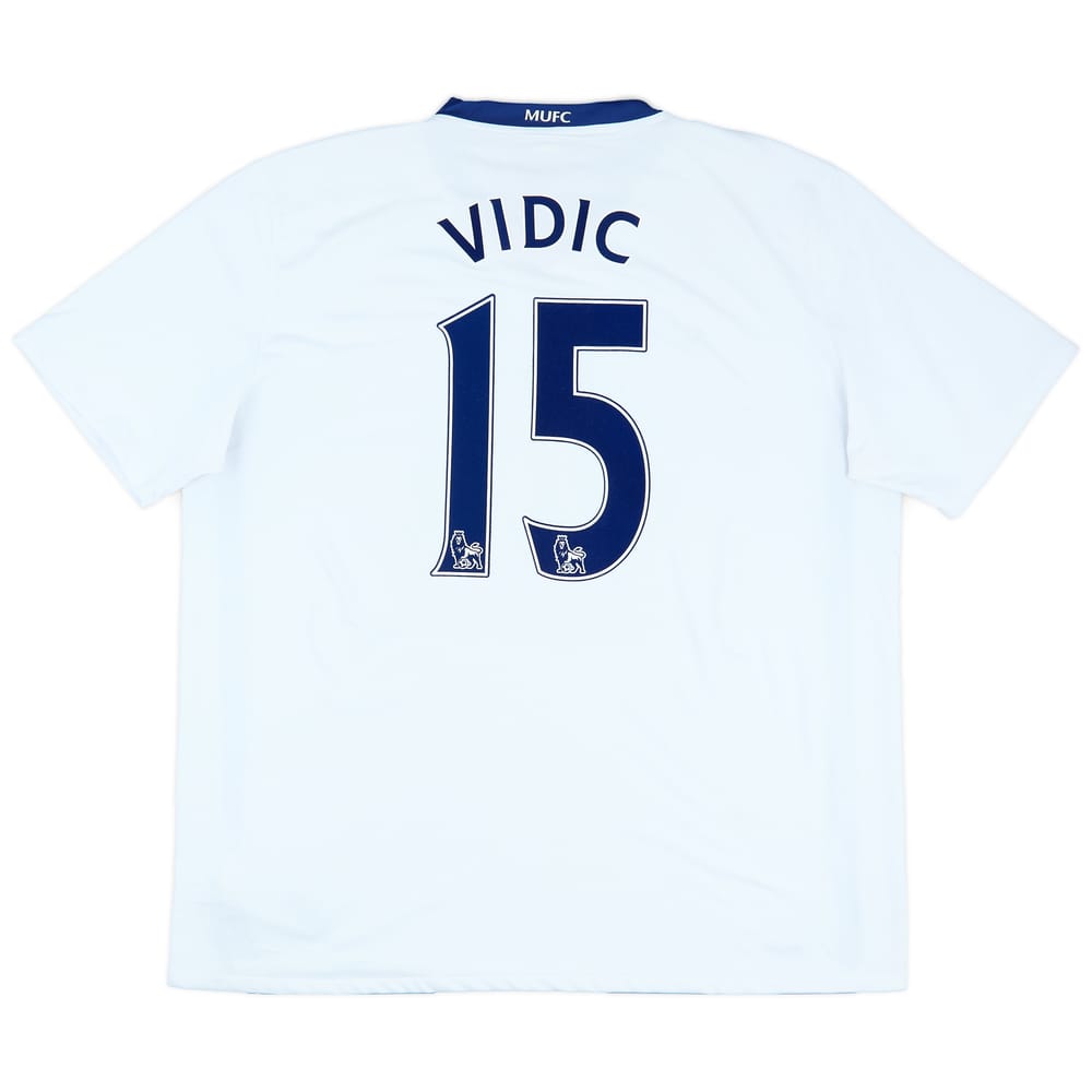 2008-10 Manchester United Away Shirt Vidic #15 - 8/10 - (XXL)