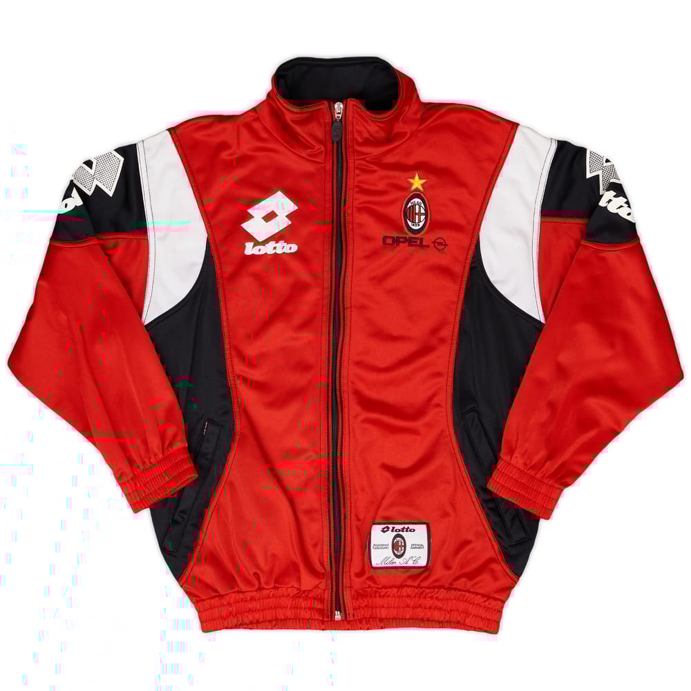 1994-95 AC Milan Lotto Track Jacket - 8/10 - (XXL.Boys)