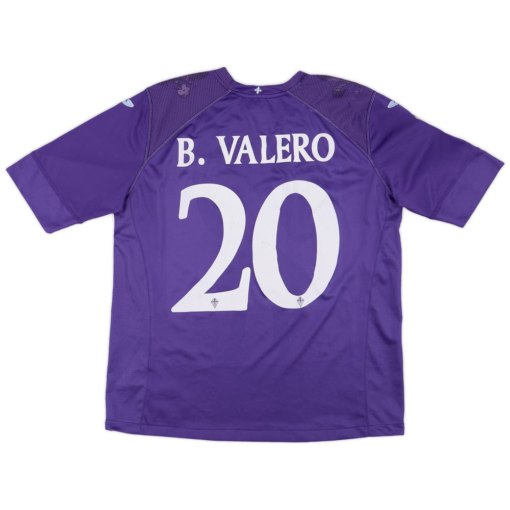 2012-13 Fiorentina Home Shirt B. Valero #20 - 4/10 - (M)