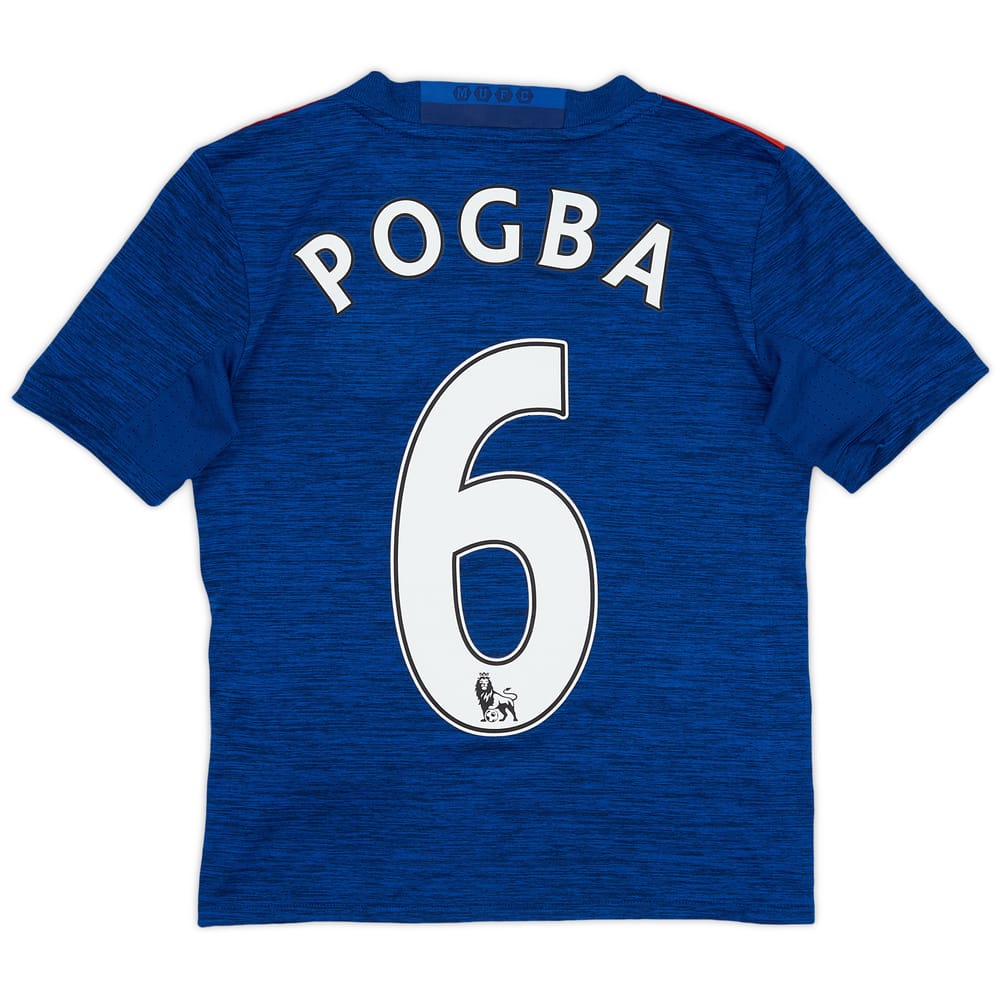 2016-17 Manchester United Away Shirt Pogba #6 - 6/10 - (S.Boys)