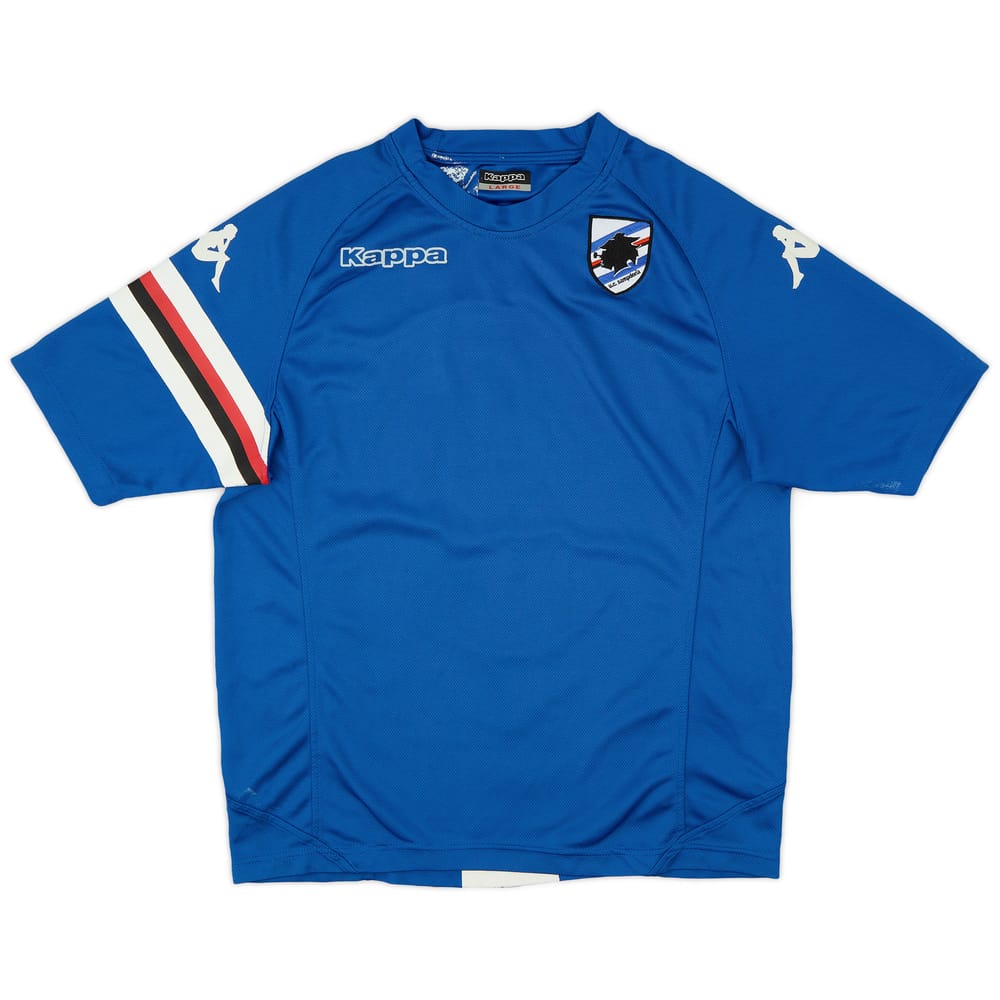 2013-14 Sampdoria Kappa Training Shirt - 8/10 - (L)