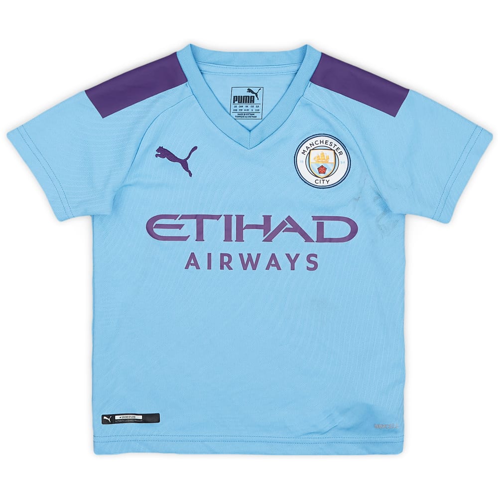 2019-20 Manchester City Home Shirt - 7/10 - (4-5Y)