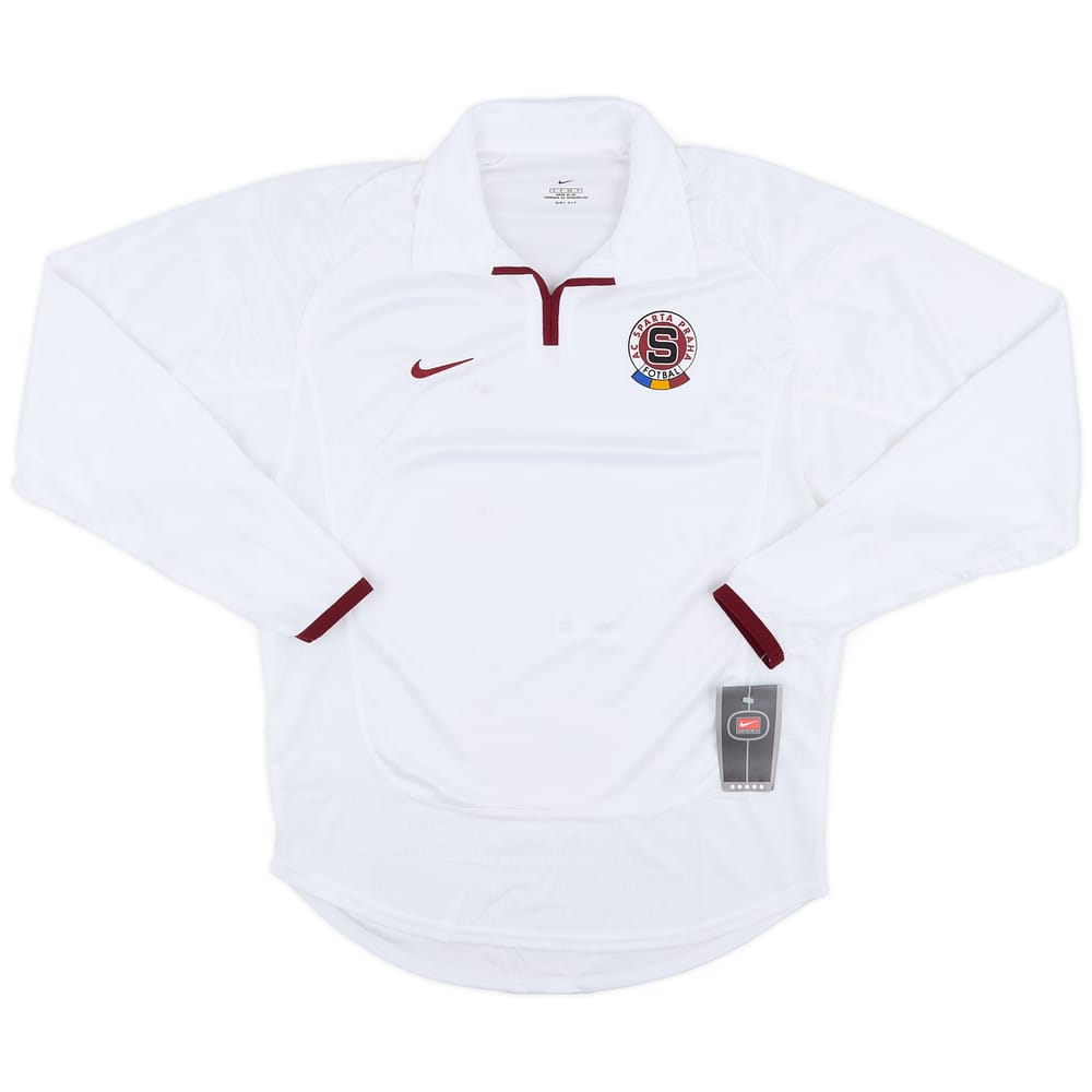 2001-02 Sparta Prague Player Issue Away L/S Shirt (S)