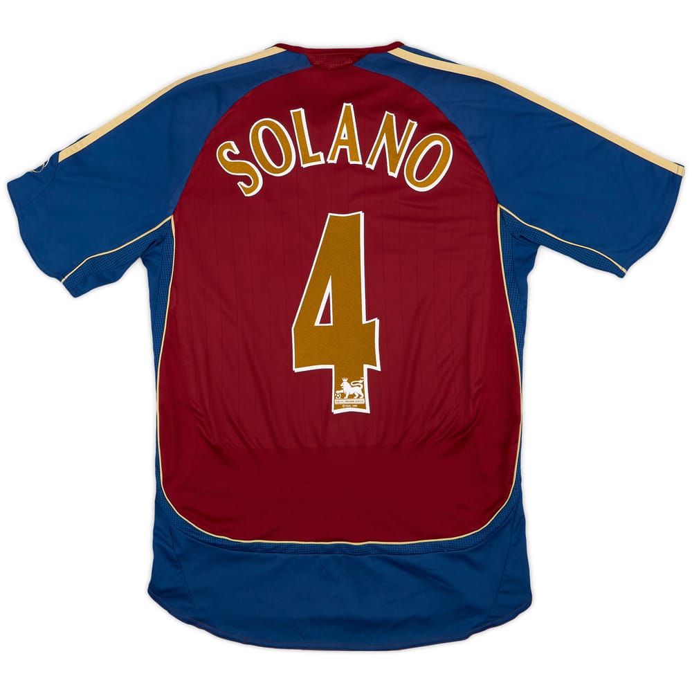 2006-07 Newcastle Away Shirt Solano #4 - 8/10 - (M)
