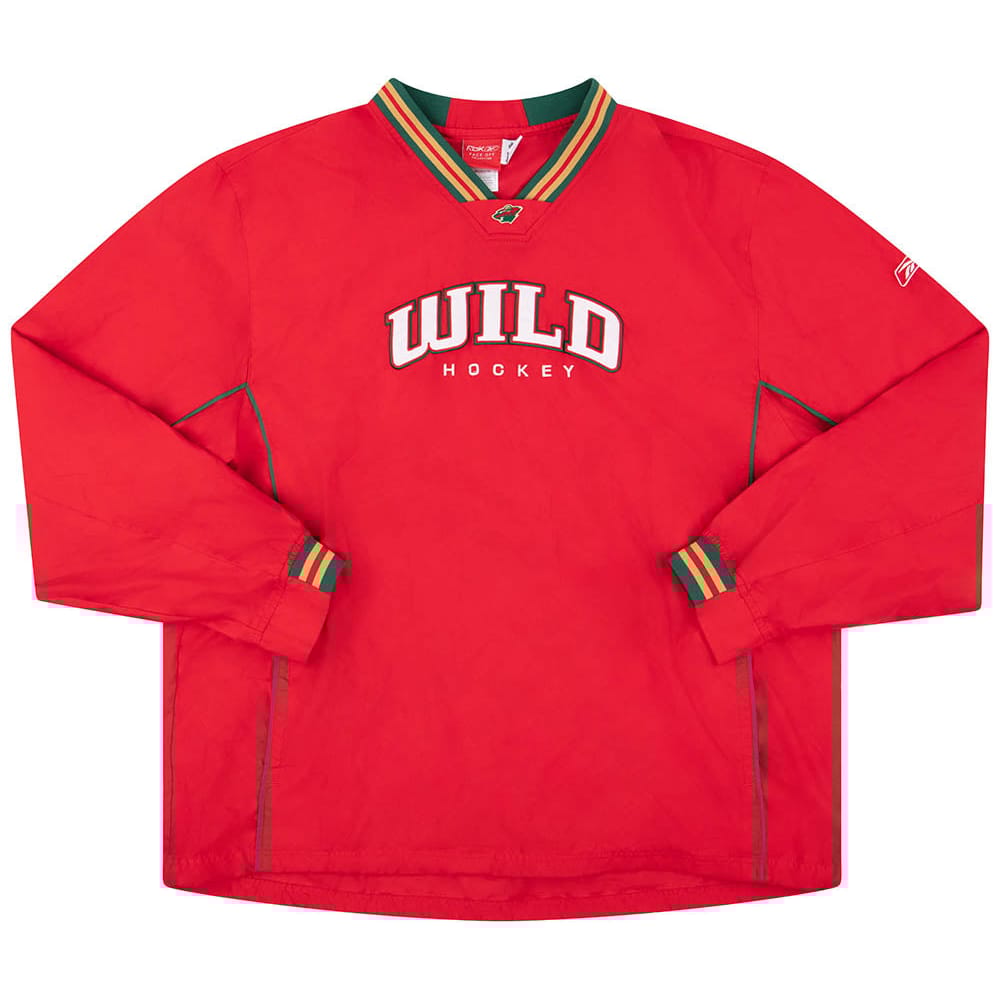 2000s Minnesota Wild Hockey Reebok Pullover Windbreaker Jacket XL