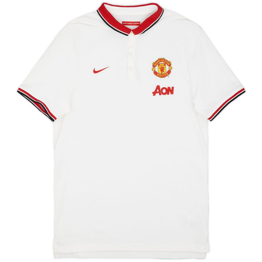 2014-15 Manchester United Nike Polo Shirt - 8/10 - (M)