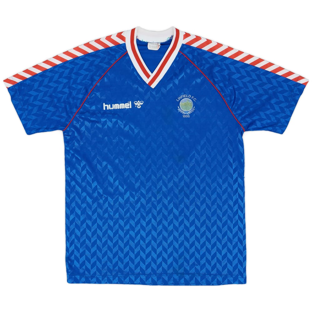1987-90 Linfield Home Shirt - 7/10 - (L)