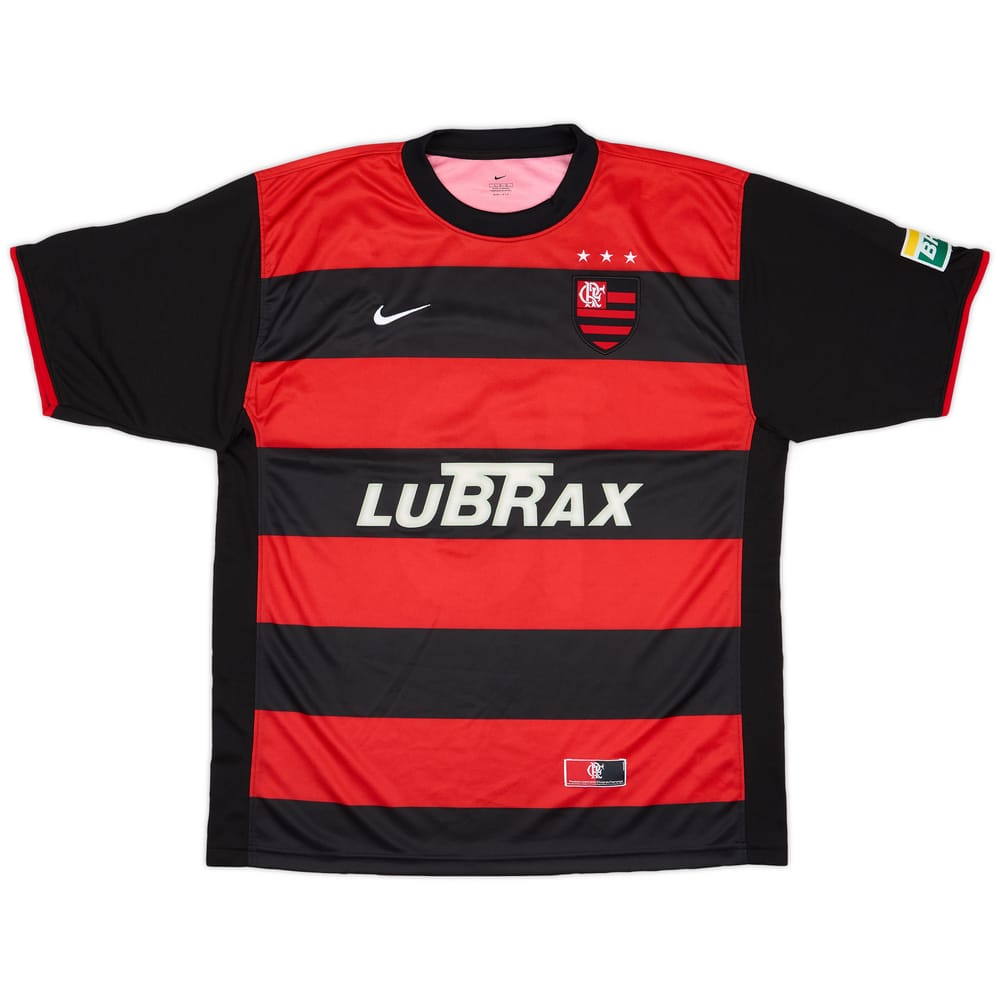 2000-02 Flamengo Home Shirt #10 - 8/10 - (L)