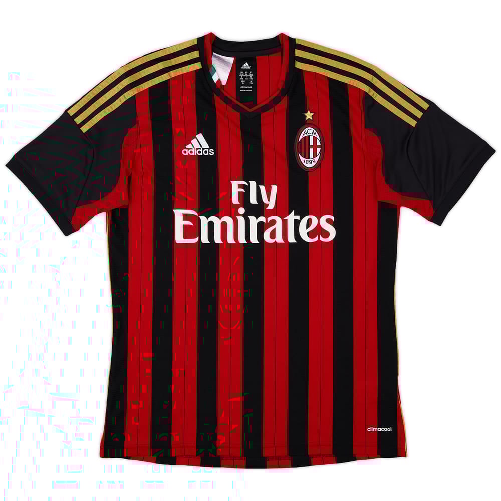 2013-14 AC Milan Home Shirt - 9/10 - (XL.Boys)