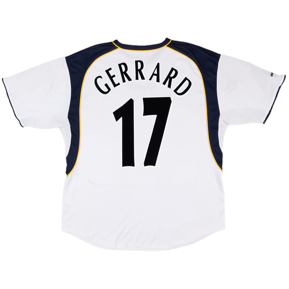 2001-03 Liverpool Away Shirt Gerrard #17 - 6/10 - (XL)