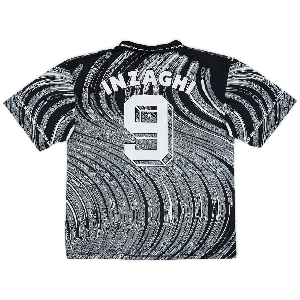 1990s Juventus Fillipo Inzaghi Graphic Shirt Inzaghi #9 - 9/10 - (XL)