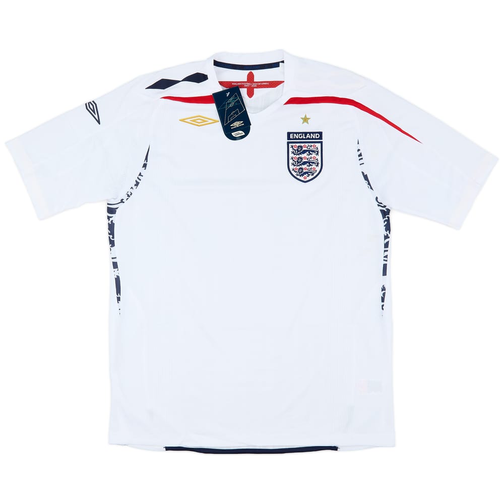 2007-09 England Home Shirt (L)