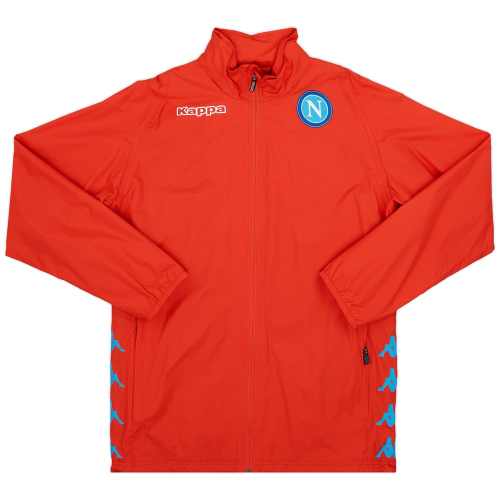2016-17 Napoli Kappa Training Rain Jacket - 9/10 - (XL)
