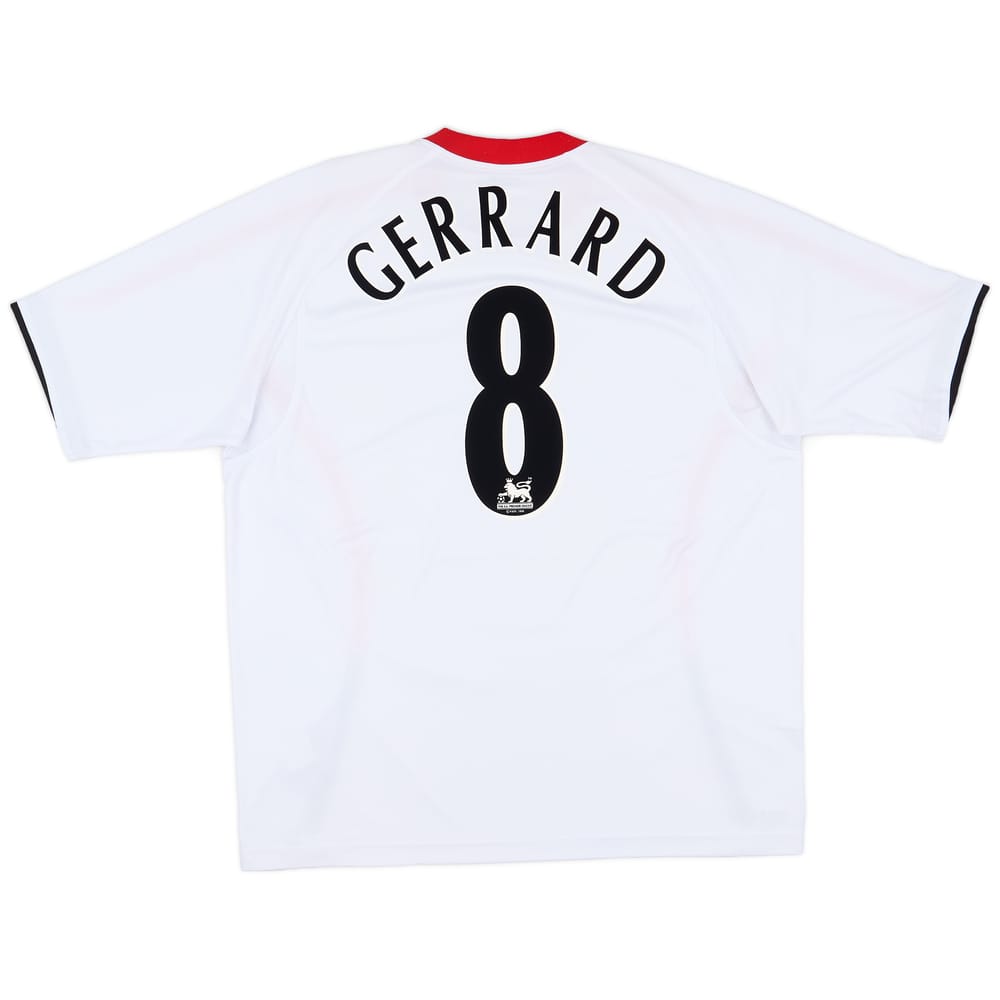 2005-06 Liverpool Away Shirt Gerrard #8 - 9/10 - (XL)