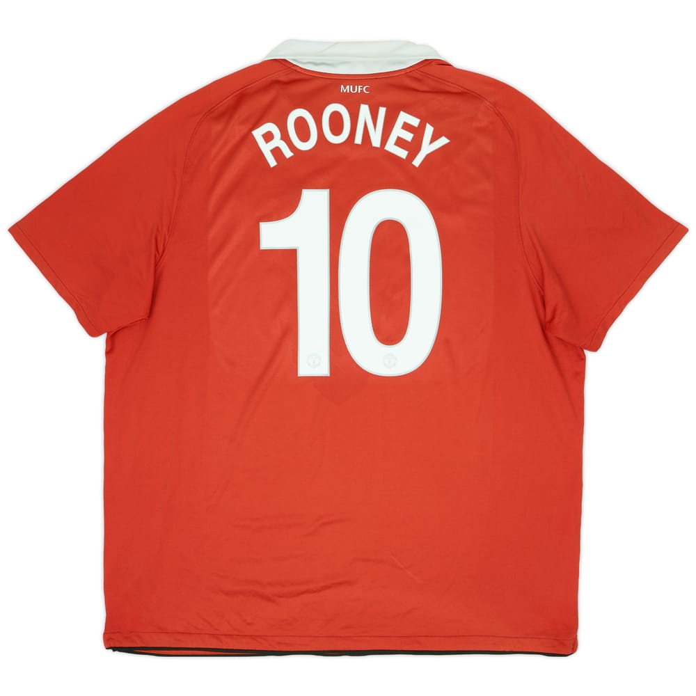 2010-11 Manchester United Home Shirt Rooney #10 - 7/10 - (3XL)
