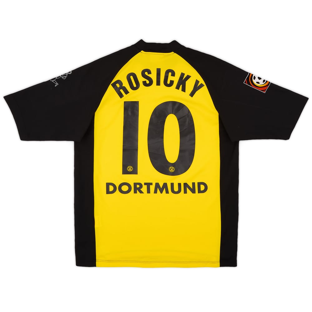 2001-02 Borussia Dortmund Home Shirt Rosicky #10 - 5/10 - (M)