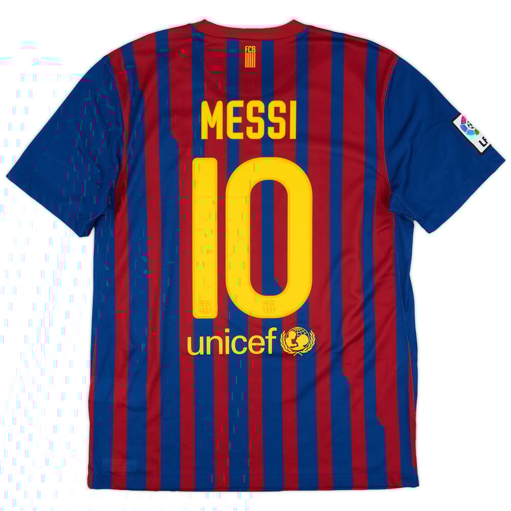 2011-12 Barcelona Home Shirt Messi #10 - 7/10 - (M)