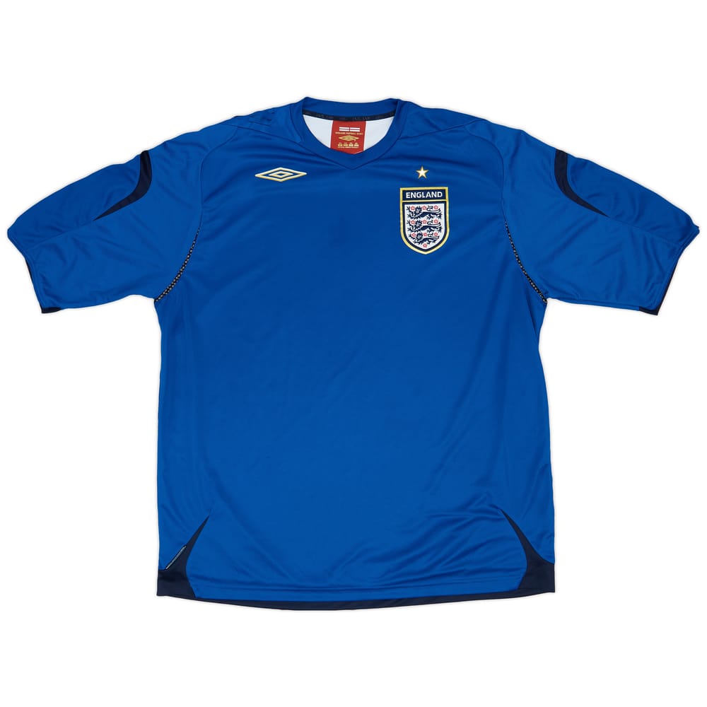 2006-08 England GK S/S Shirt - 8/10 - (XXL)
