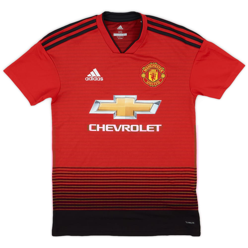 2018-19 Manchester United Home Shirt - 9/10 - (XS)
