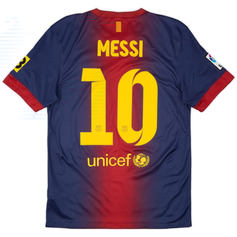 2012-13 Barcelona Home Shirt Messi #10 - 8/10 - (S)