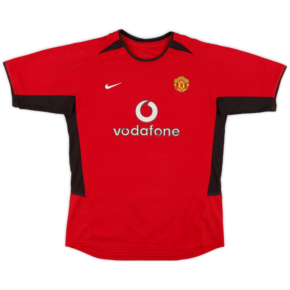 2002-04 Manchester United Home Shirt - 8/10 - (XL.Boys)