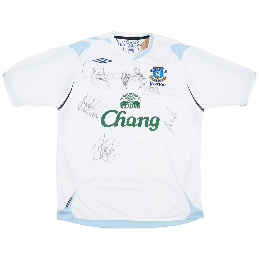 2006-07 Everton Squad Signed Away Shirt #10 - 5/10 - (XL)