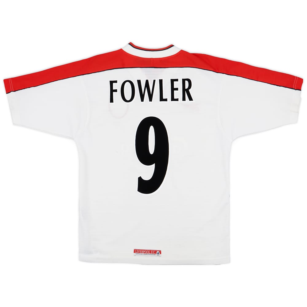 1998-99 Liverpool Away Shirt Fowler #9 - 5/10 - (S)