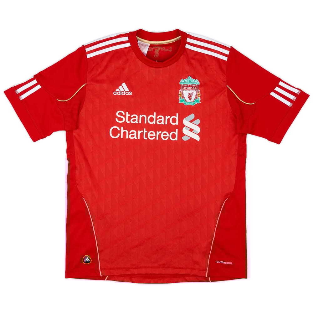 2010-12 Liverpool Home Shirt - 9/10 - (XL.Boys)