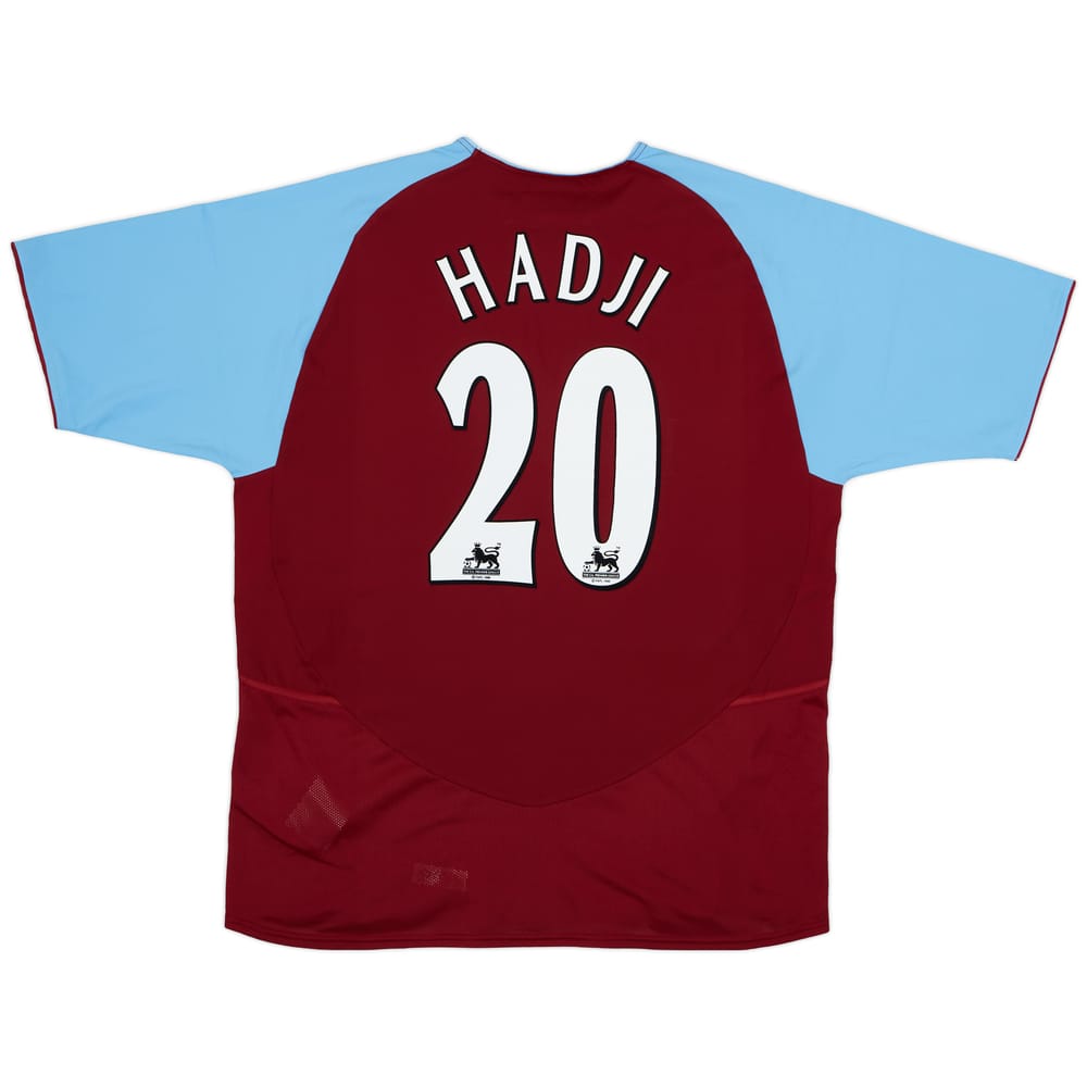 2003-04 Aston Villa Home Shirt Hadji #20 - 8/10 - (L)