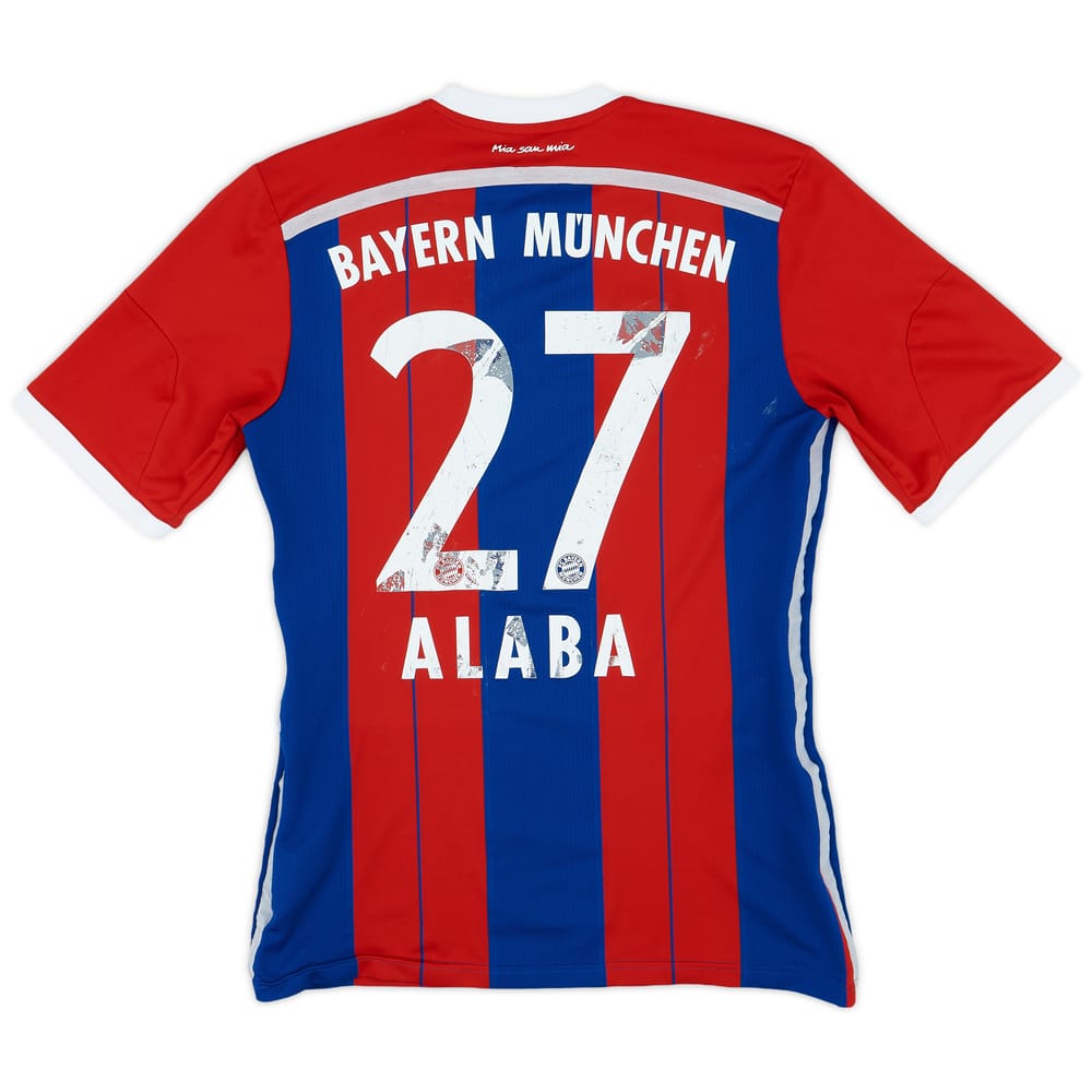 2014-15 Bayern Munich Home Shirt Alaba #27 - 4/10 - (M)